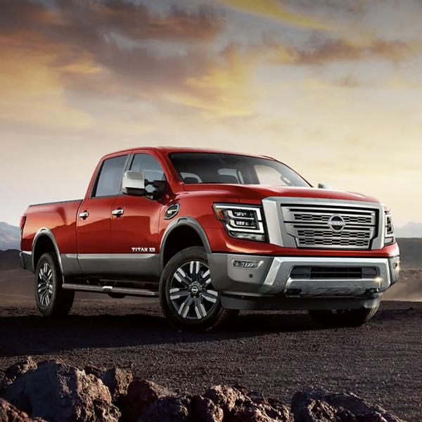 Side profile view of the 2024 Nissan Titan XD