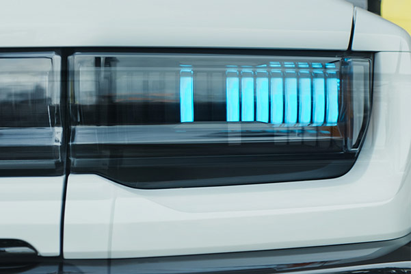 Hummer EV headlight charging
